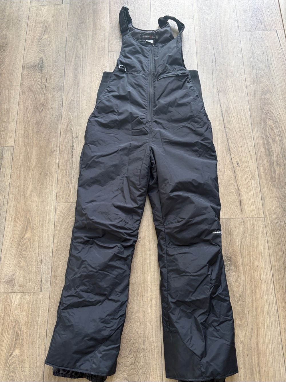 Insulated Black Snow Bibs - Unbranded Men's Winter Overalls